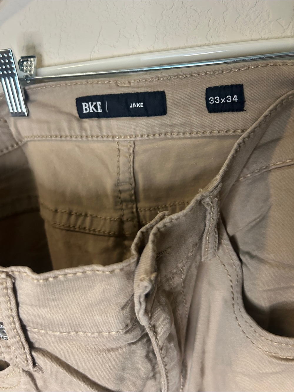 BKE Jake Men’s Khaki Chino Pants - Tan
